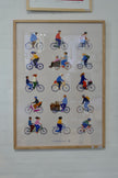 Collection of cyclists | Poster
