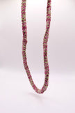 Round crocheted necklace