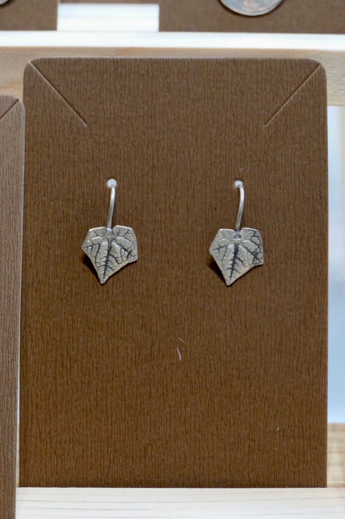 Achocha leafs | Silver earrings