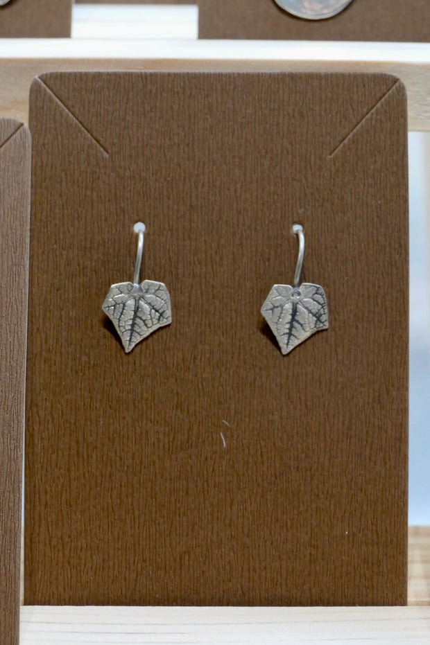 Achocha leafs | Silver earrings