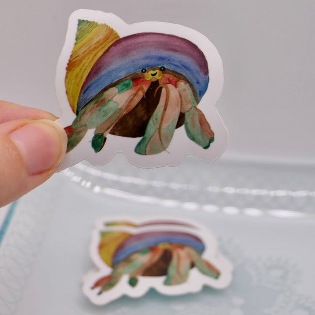 Hermit crab sticker
