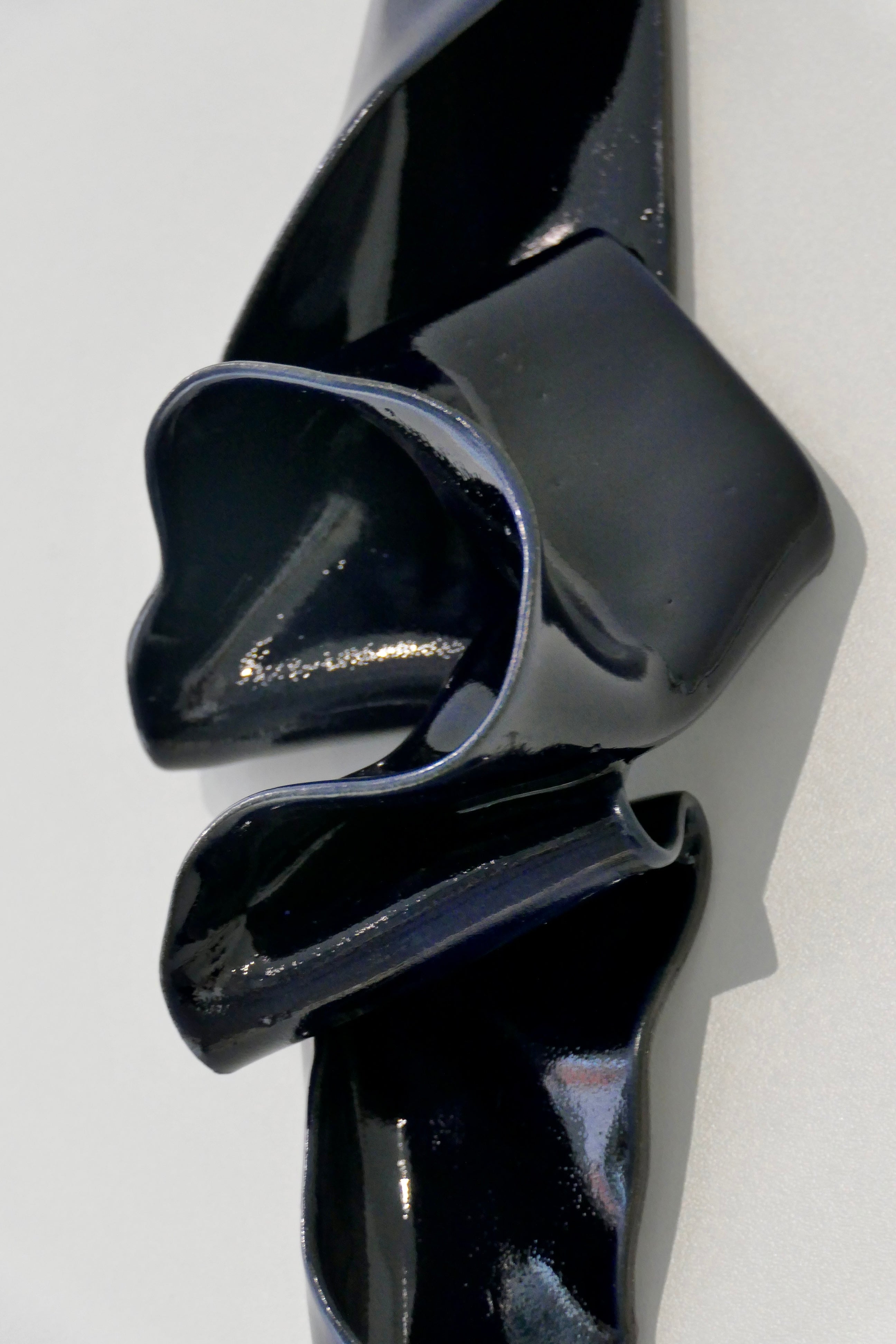 Dark blue sculpture