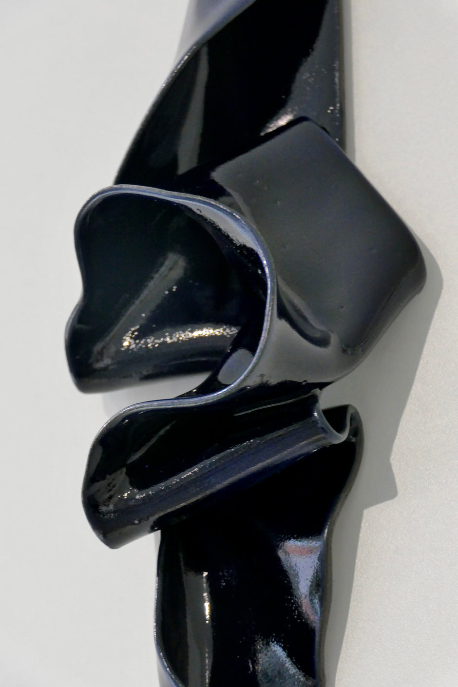 Dark blue sculpture