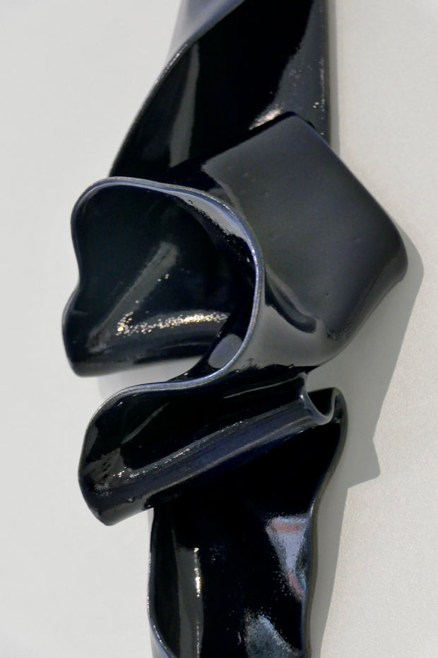 Dark blue sculpture