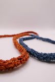 Round crocheted necklace