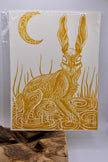 Hare | Linocut print
