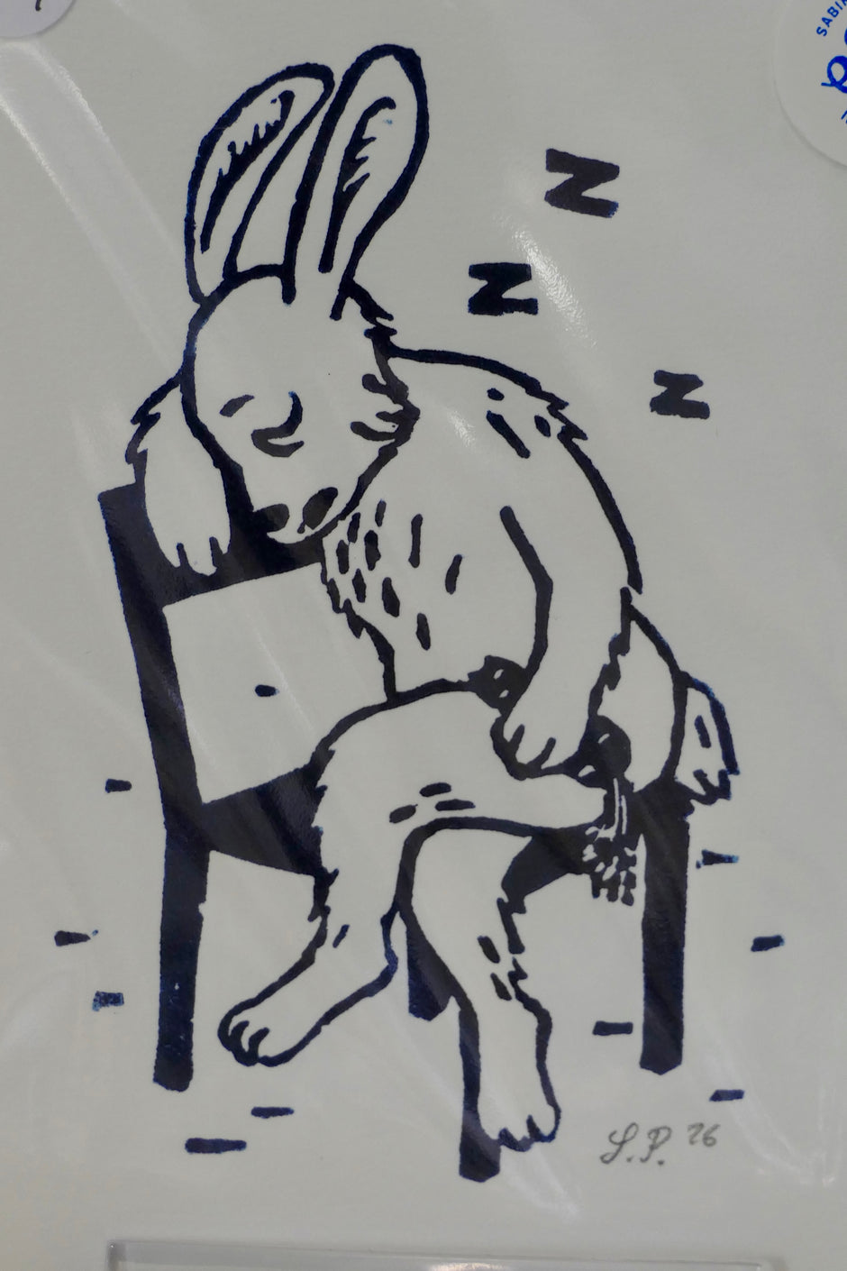 Tired rabbit