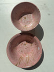 Pink standing bowl