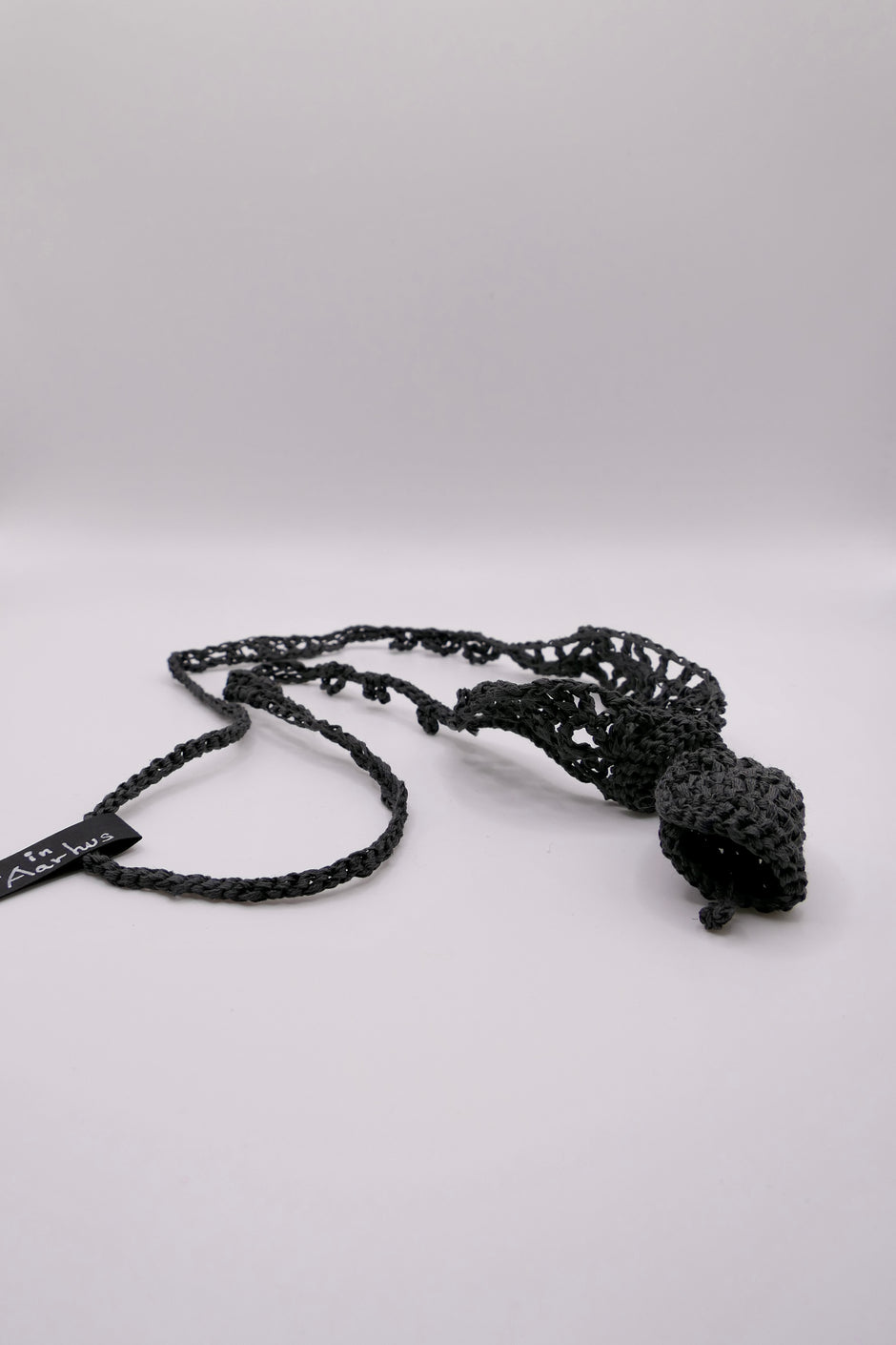 Music theme crocheted necklace