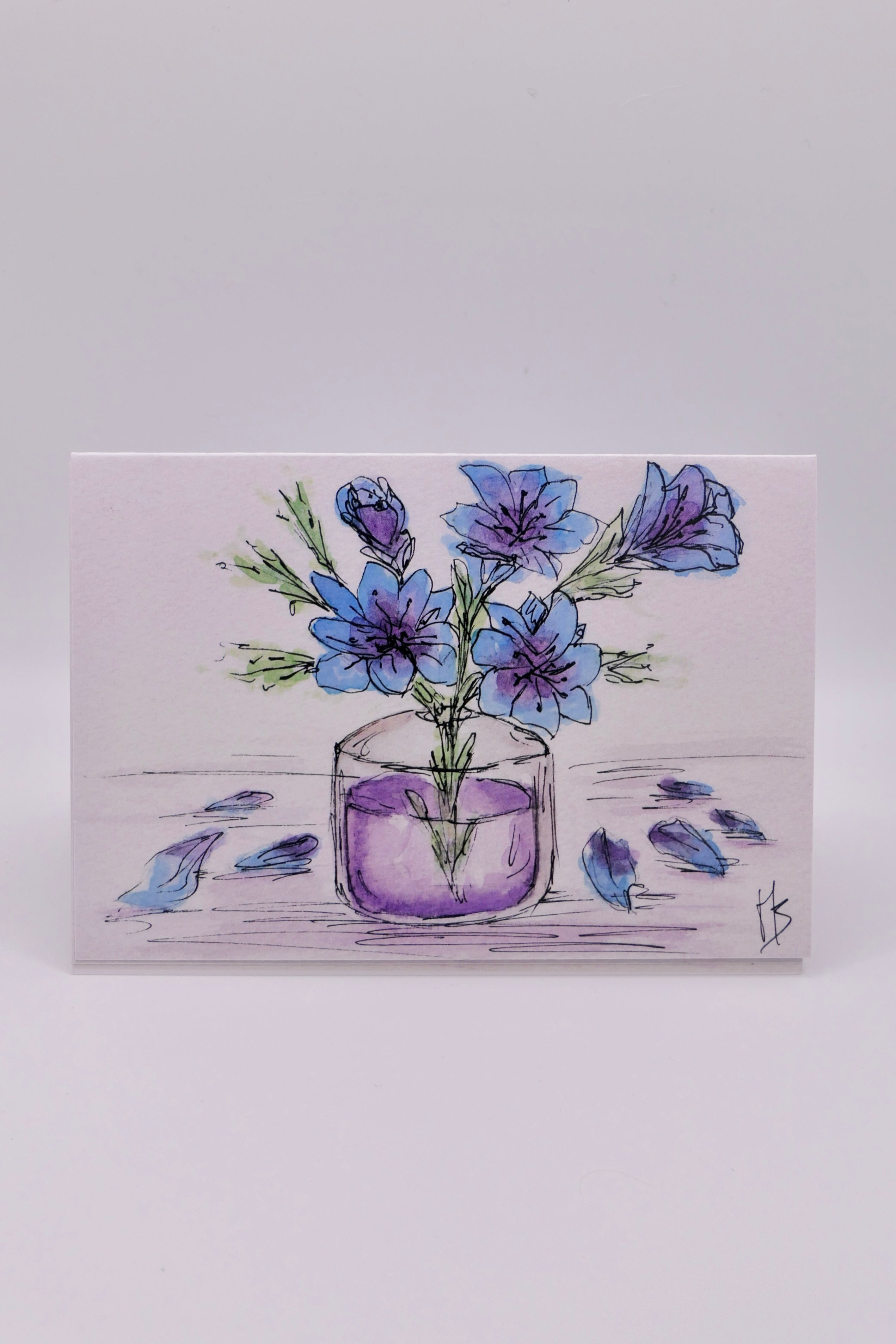 Blue flowers
