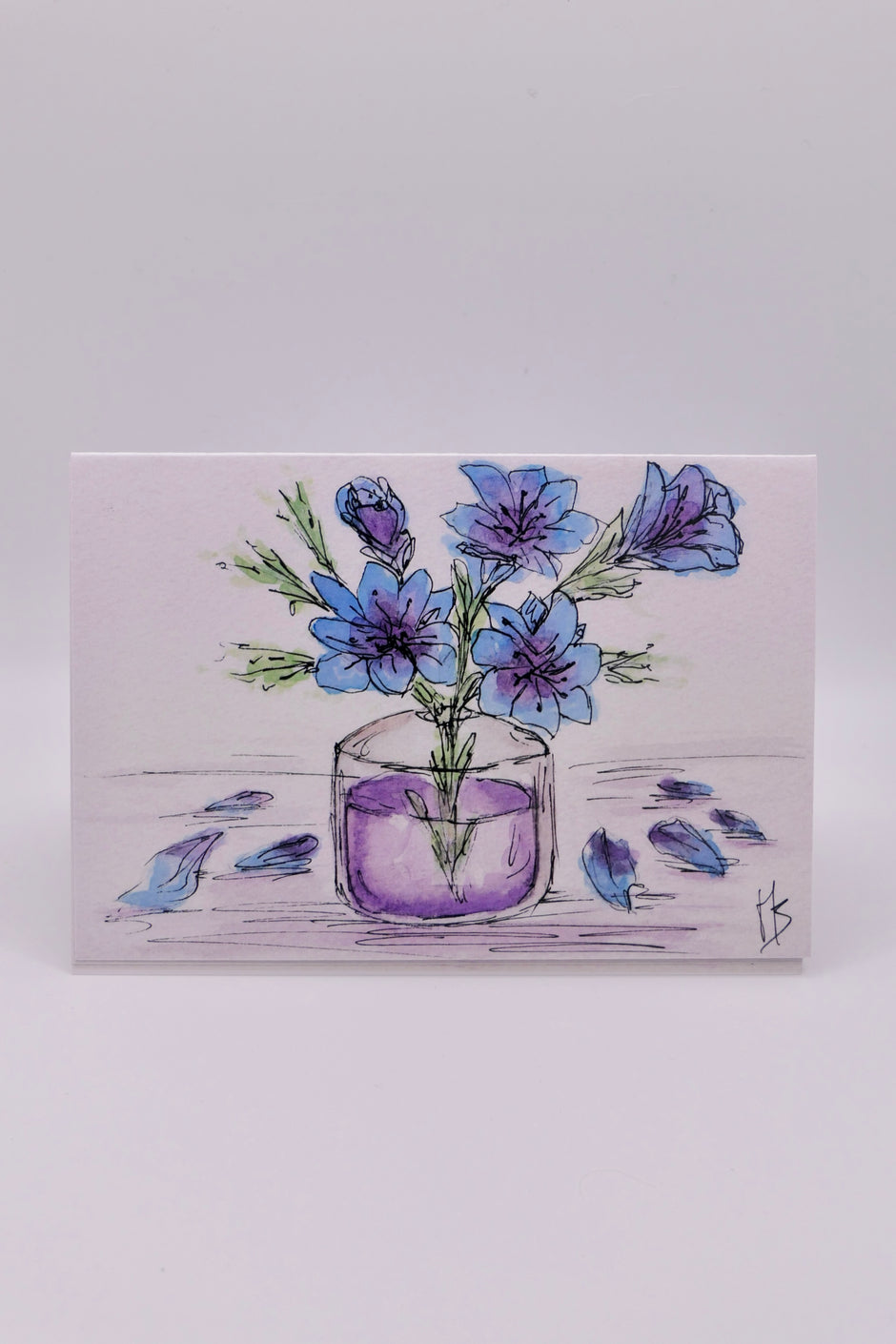 Blue flowers