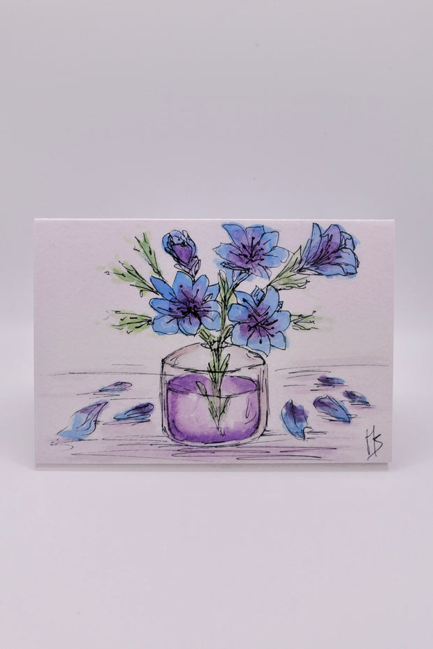 Blue flowers
