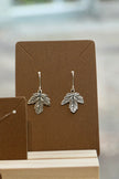 Maple eafs | Silver earrings