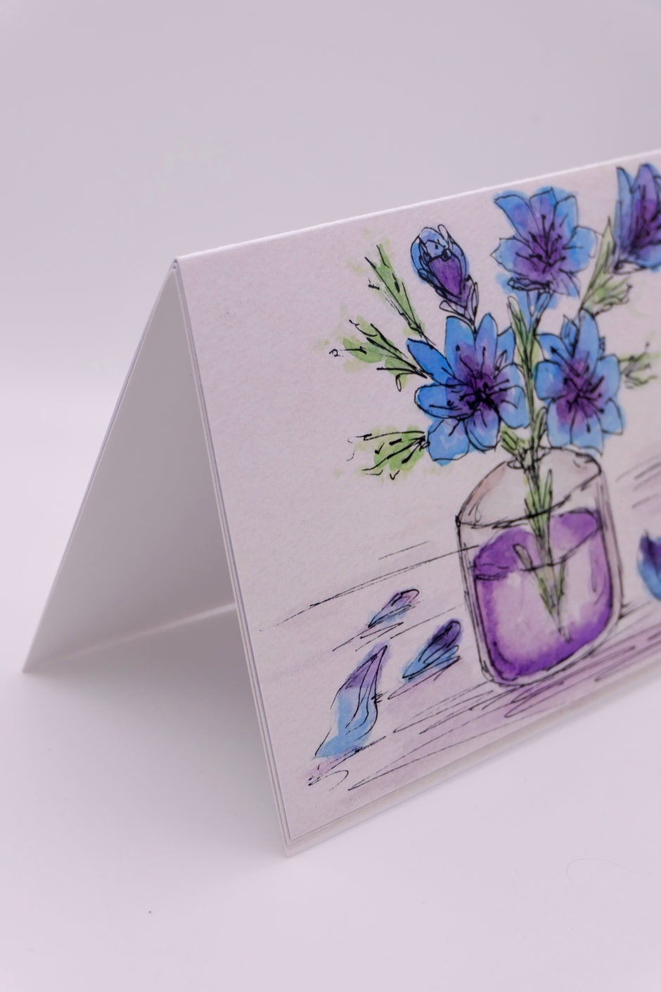 Blue flowers