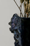 Dark blue wall vase
