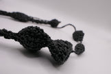 Music theme crocheted necklace