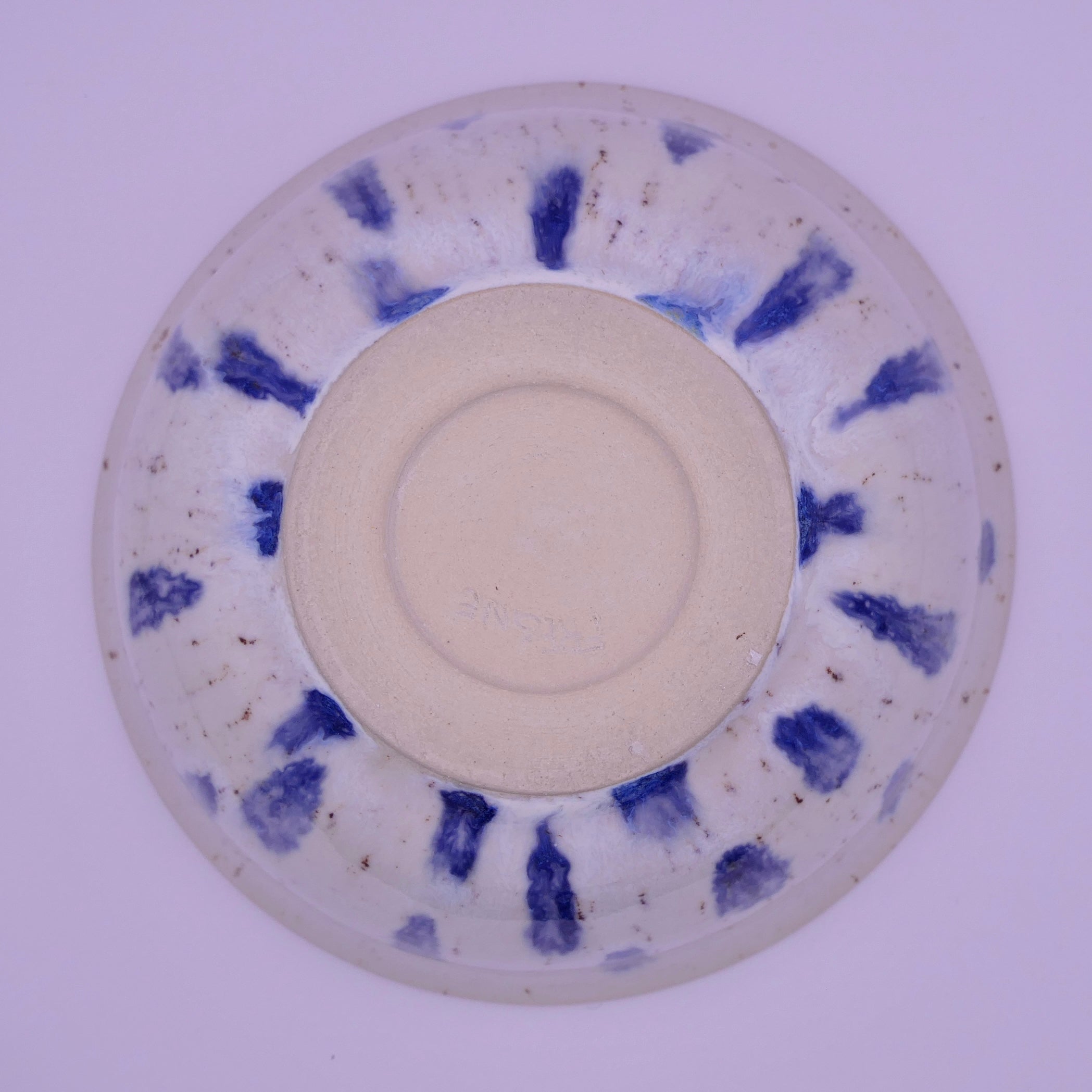 Blue dots bowl