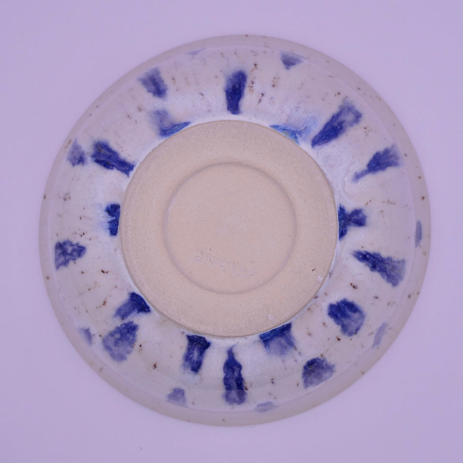 Blue dots bowl
