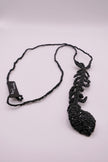 Fish crocheted necklace