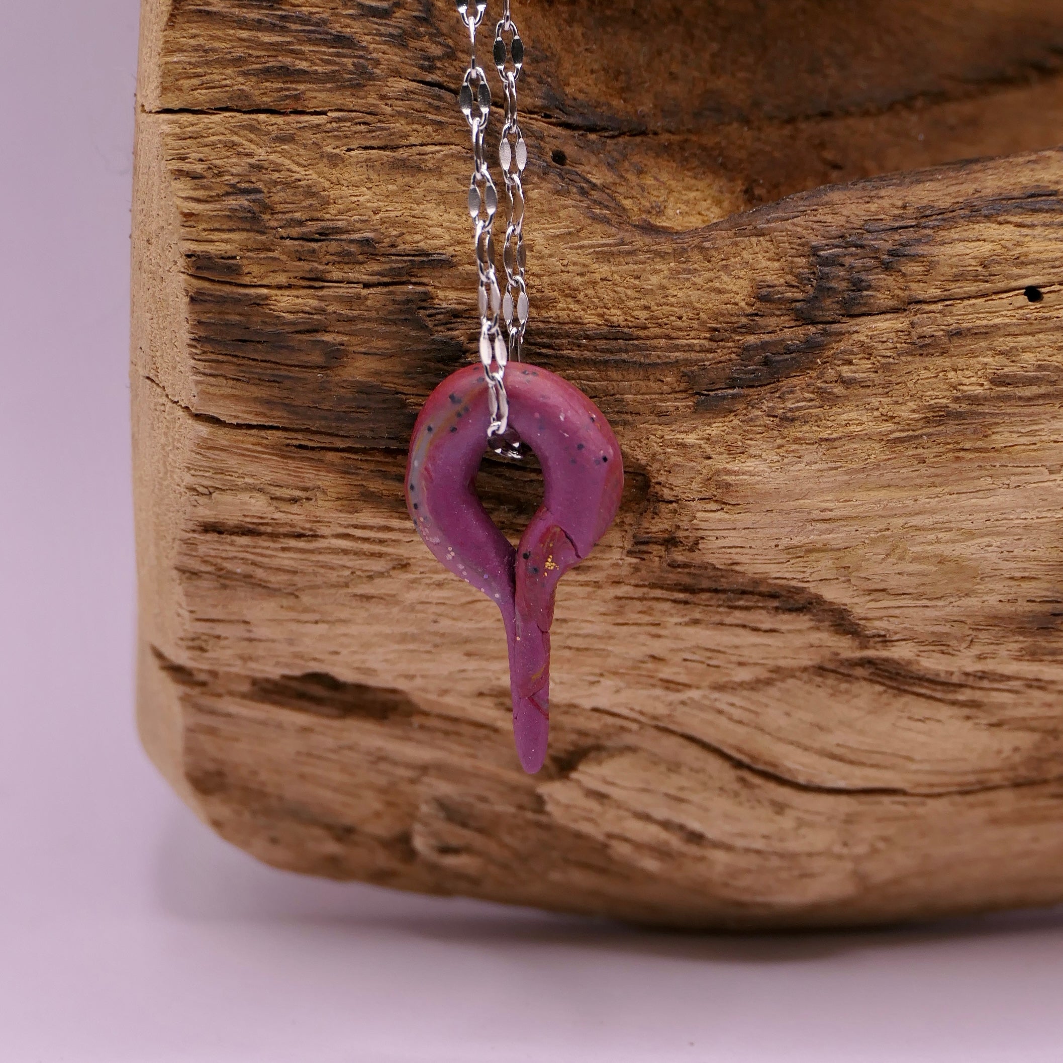 Polymer clay pendant | Necklace