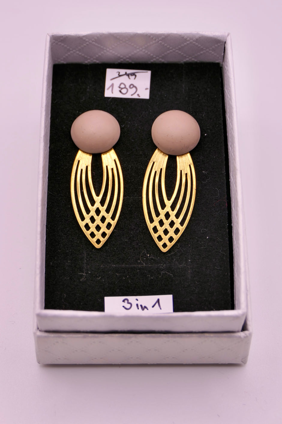 3 in 1 Brown | Earrings