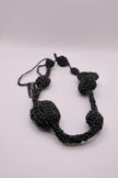 Music theme crocheted necklace