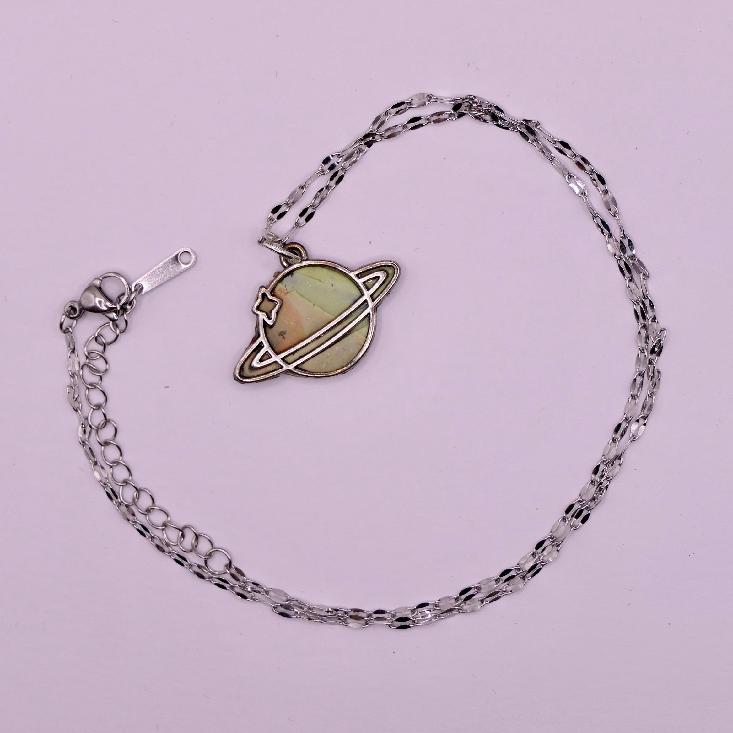 Polymer clay pendant | Necklace