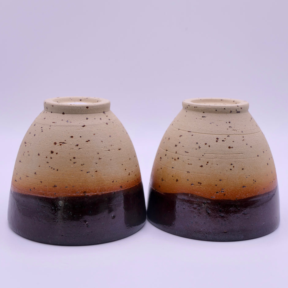 Burgundy espresso cup