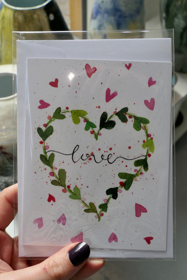 Love with hearts