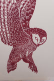 Owl | Linocut print