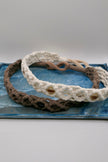 Hair band macrame with beads