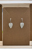 Hazel leaf | Silver earrings