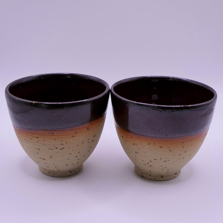 Burgundy espresso cup