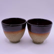 Burgundy espresso cup