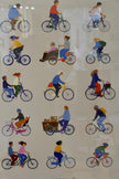 Collection of cyclists | Poster