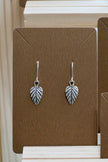 Hazel leaf | Silver earrings