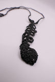 Fish crocheted necklace