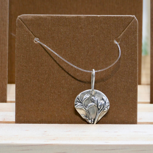 Cardamine hirsuta | Silver pendant