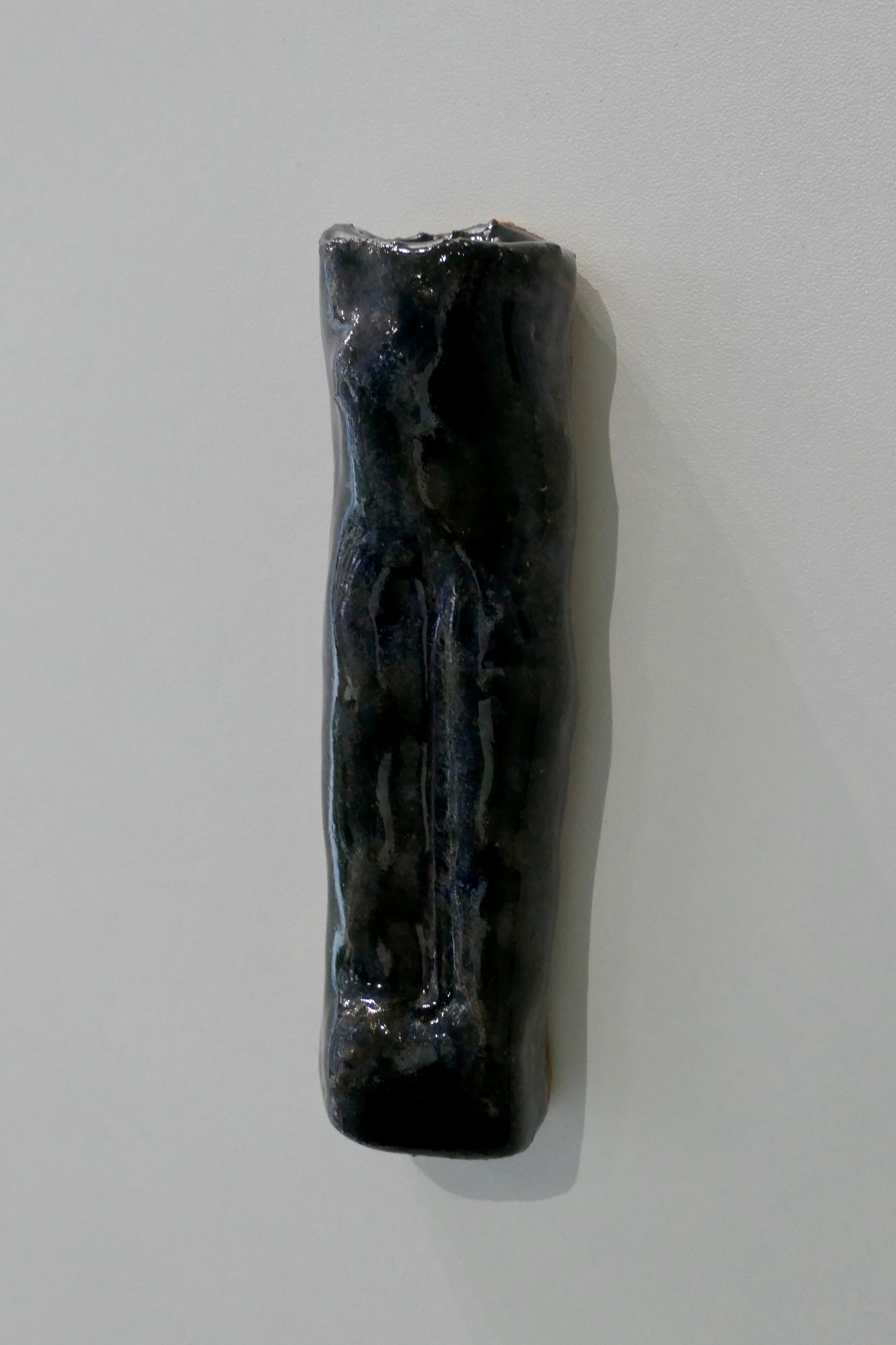 Dark blue wall vase