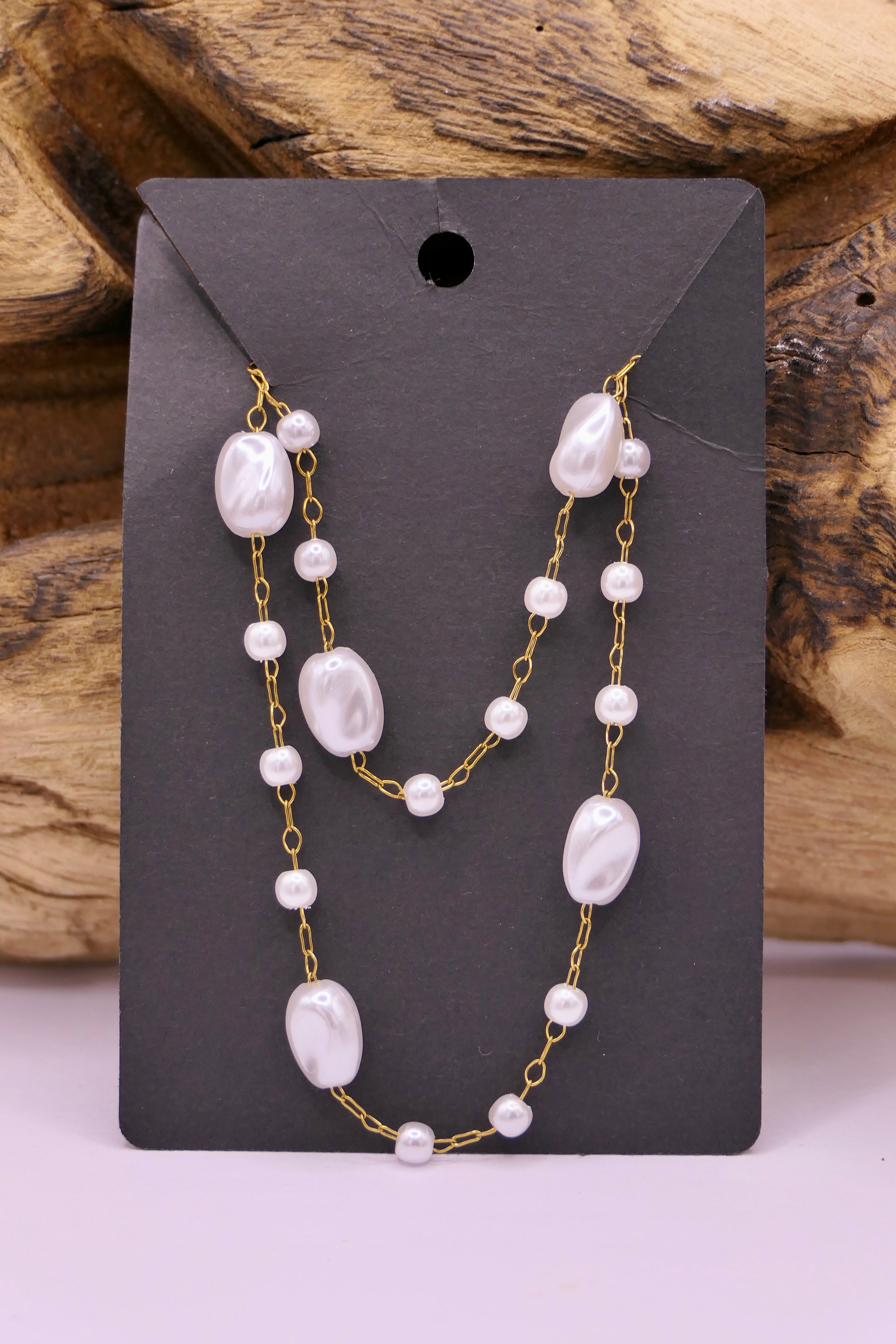 Pearl chain necklace