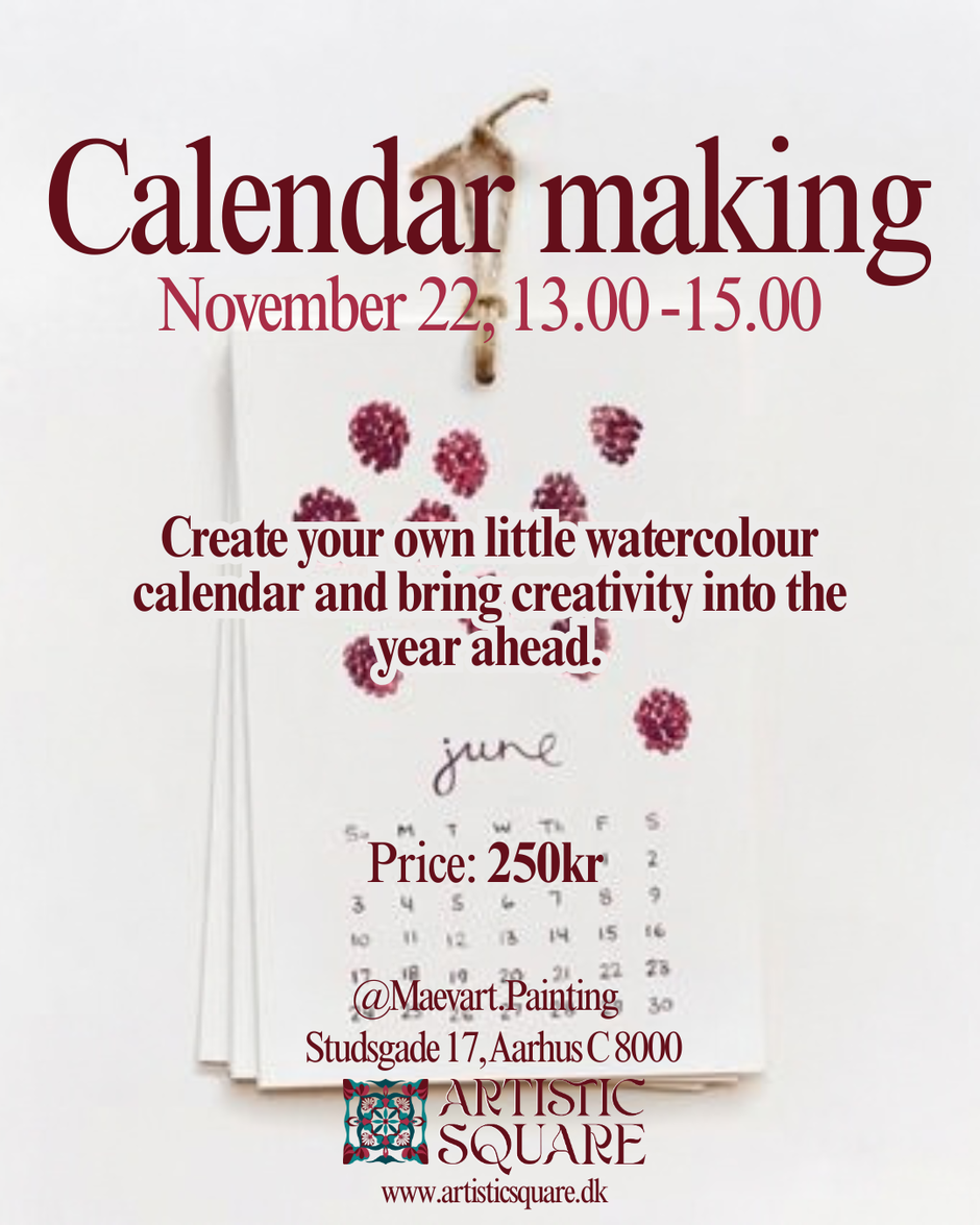 Calendar making | November 22, 13.00-15.00