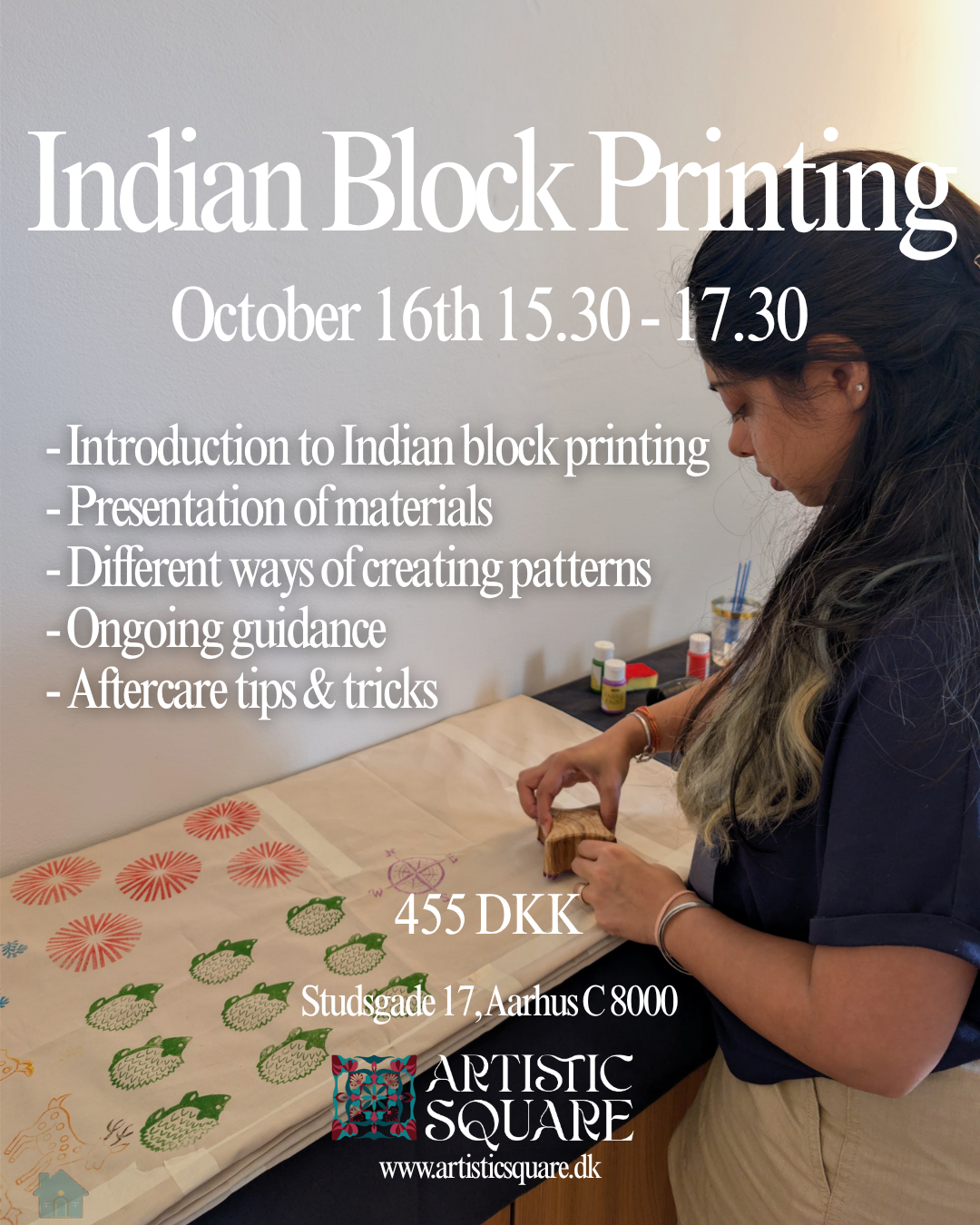 Indian Block Printing | October 16th 15.30-17.30