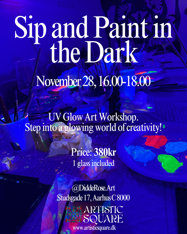 Sip and Paint in the Dark | November 28, 16.00-18.00