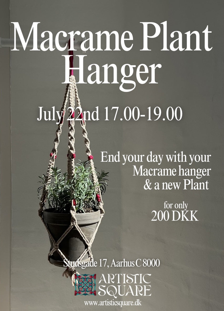 Macrame Plant Hanger | July 22nd 17.00-19.00