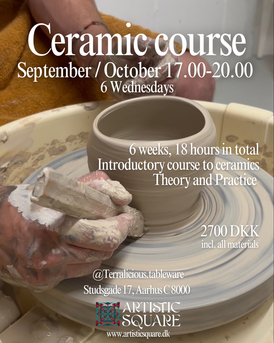 Ceramics course for beginners | September/October 17.00-20.00