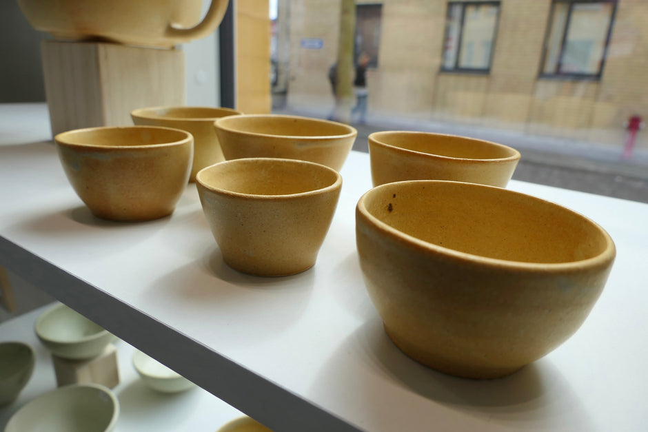 Tiny yellow cups