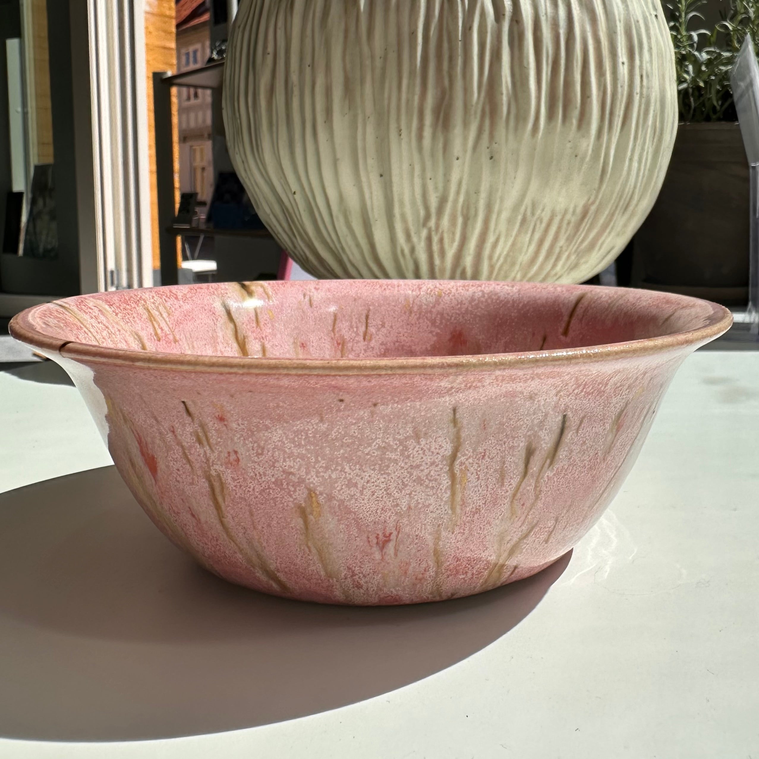 Pink bowl