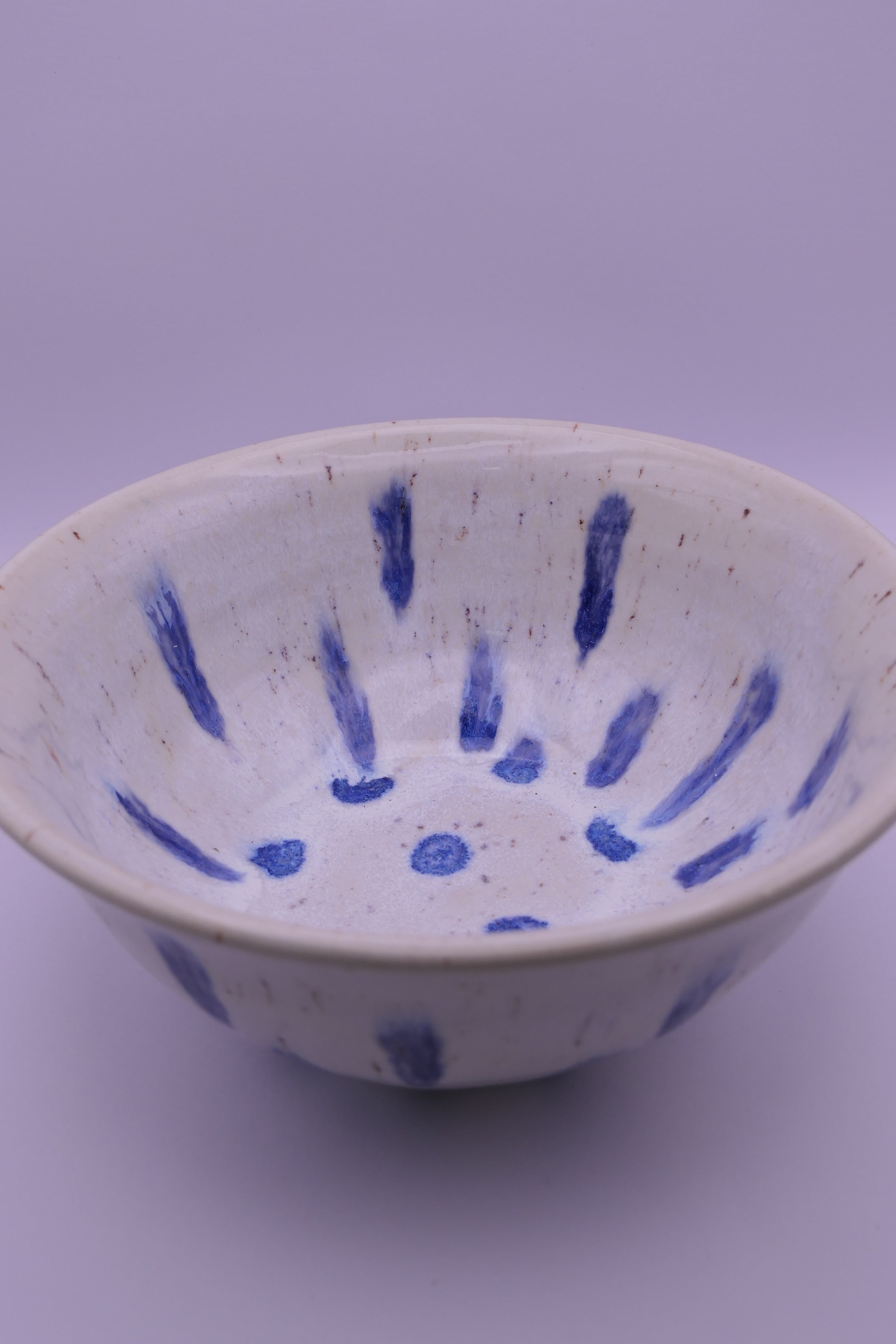Blue dots bowl