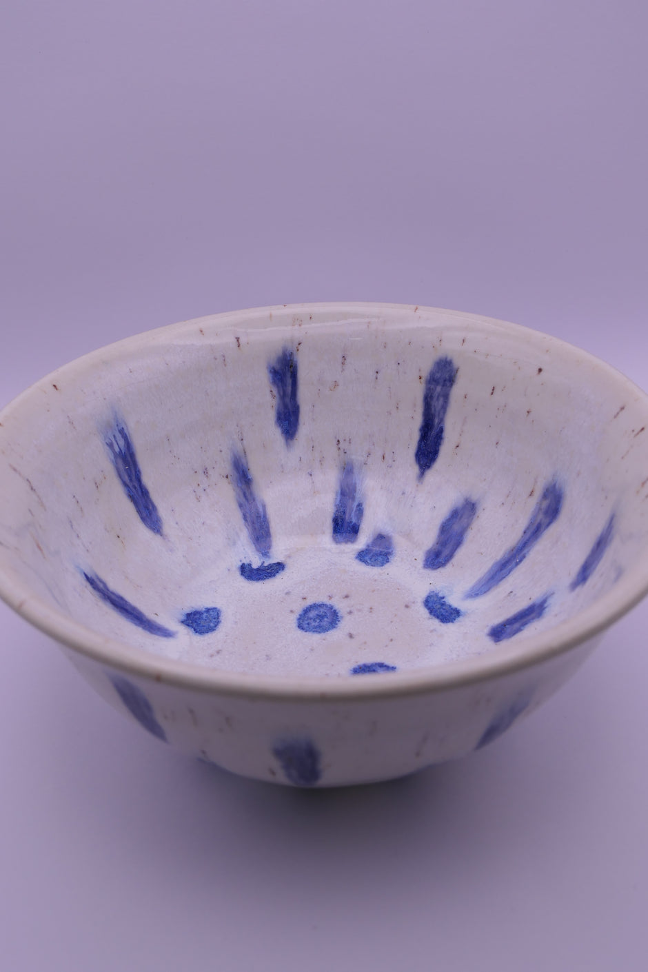 Blue dots bowl