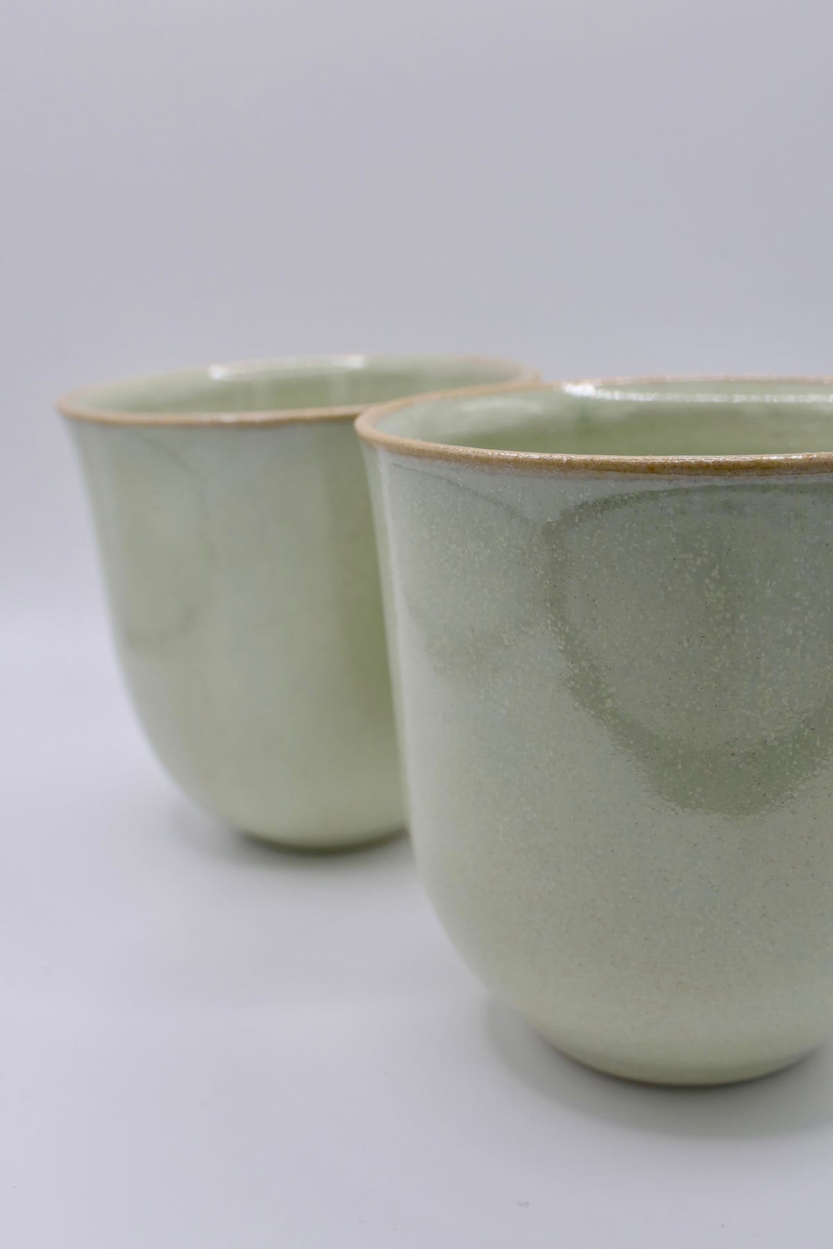 Light green cups